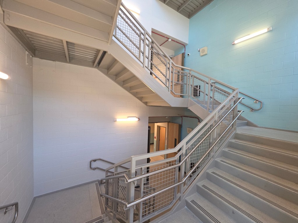 Stair Railing indoor fabrication